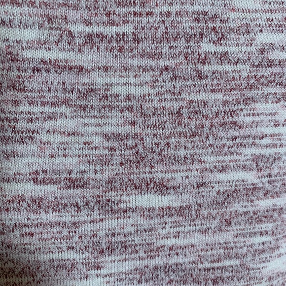 Market & Spruce 3/4 sleeve light sweater. Heathered purple/maroon. Size M. - Picture 4 of 9
